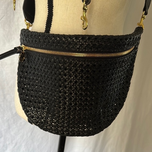 Clare V Grande Fanny in Black Rattan - Picture 4 of 9